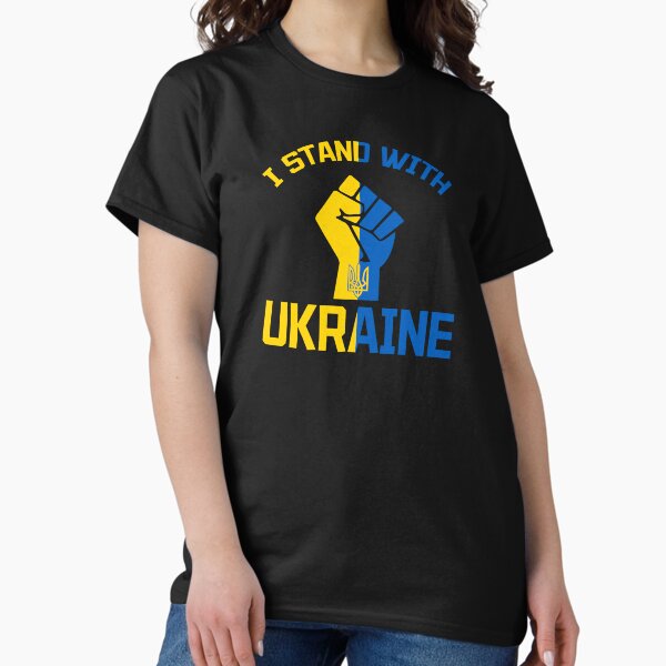 Item preview, I Stand With Ukraine, USA Supports Ukraine Blue And Yellow  designed and sold by َART LOVERS ★★★★★.