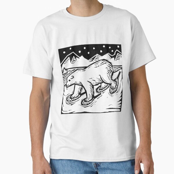 Polar Bear with Snowshoes Classic T-Shirt