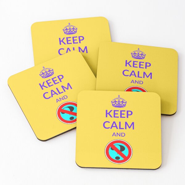 Item preview, Keep Calm And No Questions T shirt - No Questions T shirt - Mens Womens T shirt - Purple Typo designed and sold by Apikoedesign.
