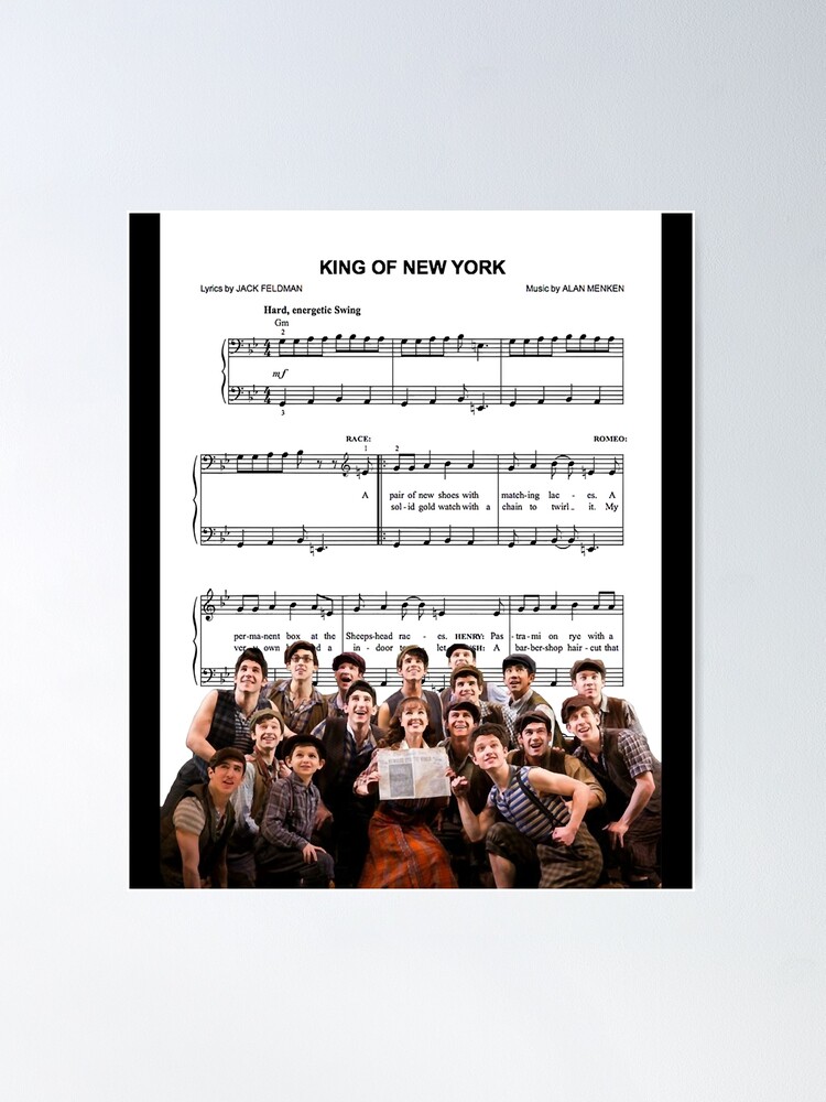 Lover Gift King Of New York Newsies Gifts For Movie Fan Poster For Sale By Wilbert2315 Redbubble
