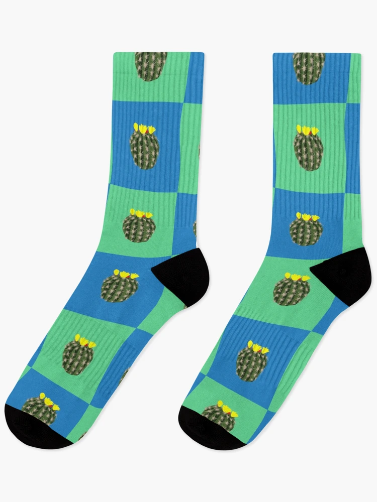Thumbnail 1 of 5, Socks, Cactus pattern designed and sold by Rionda.