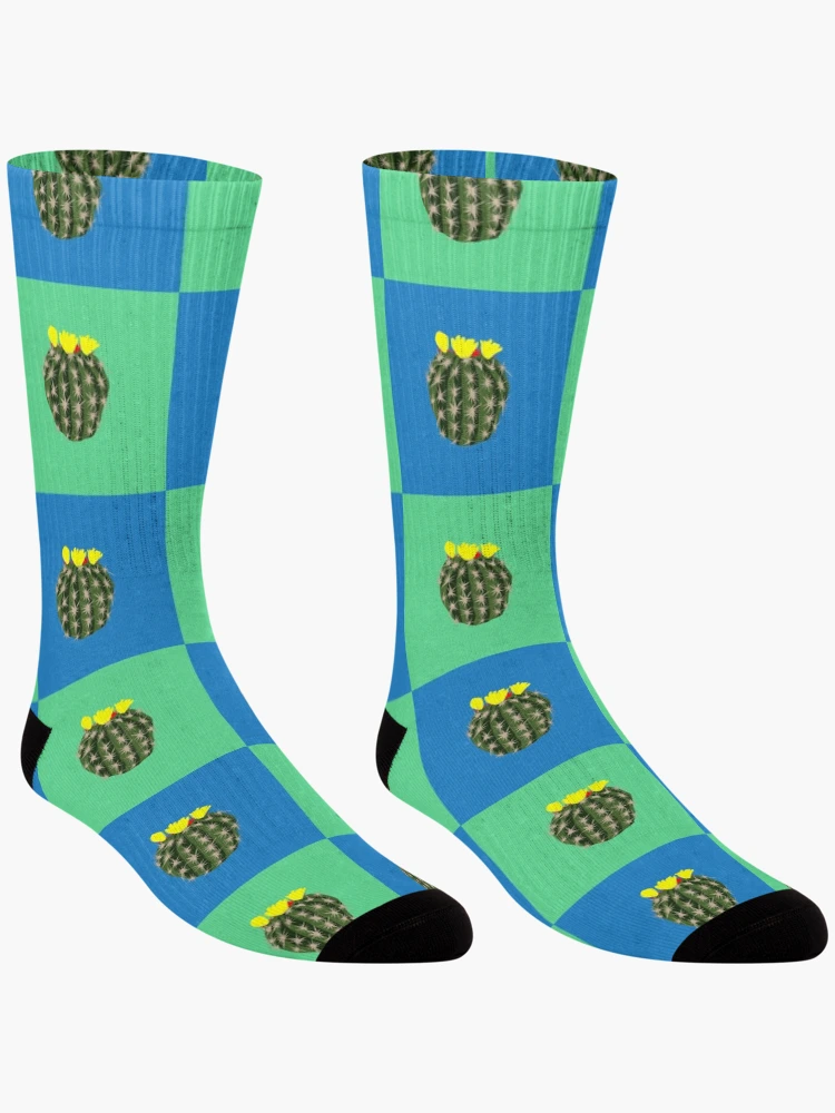 Thumbnail 3 of 5, Socks, Cactus pattern designed and sold by Rionda.