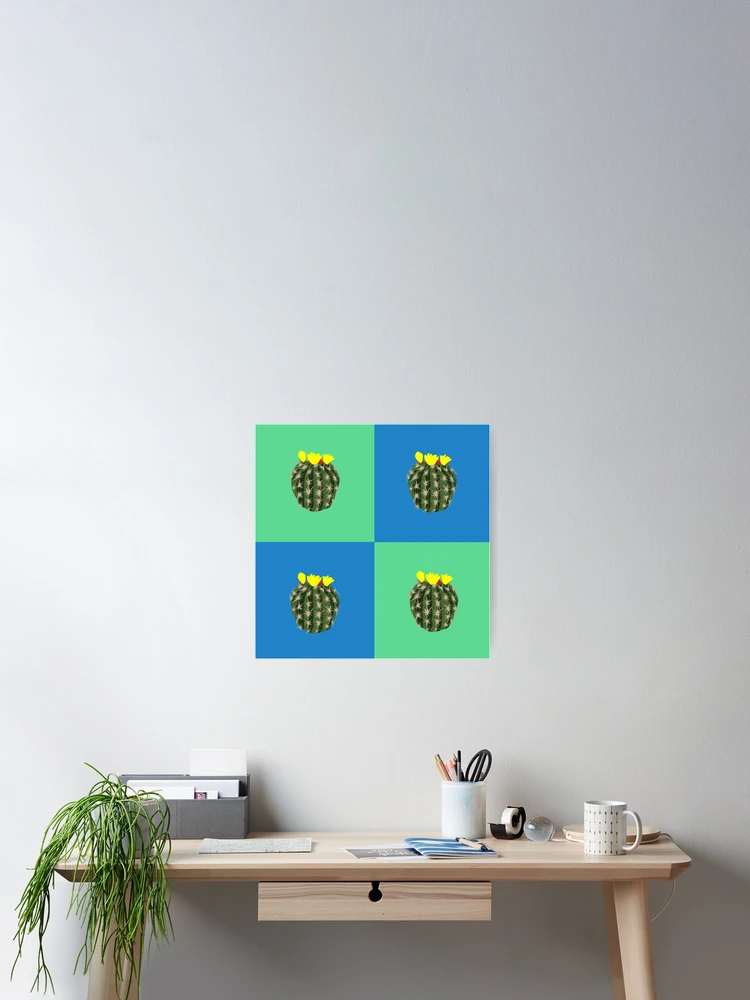 Thumbnail 2 of 3, Poster, Cactus pattern designed and sold by Rionda.