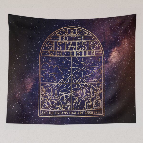 Item preview, To the stars who listen and the dreams that are answered designed and sold by Stella Bookish Art.