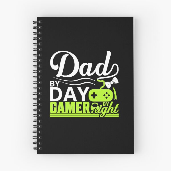 Item preview, Dad by Day, Gamer by Night. Green fluor designed and sold by SpringPetals.