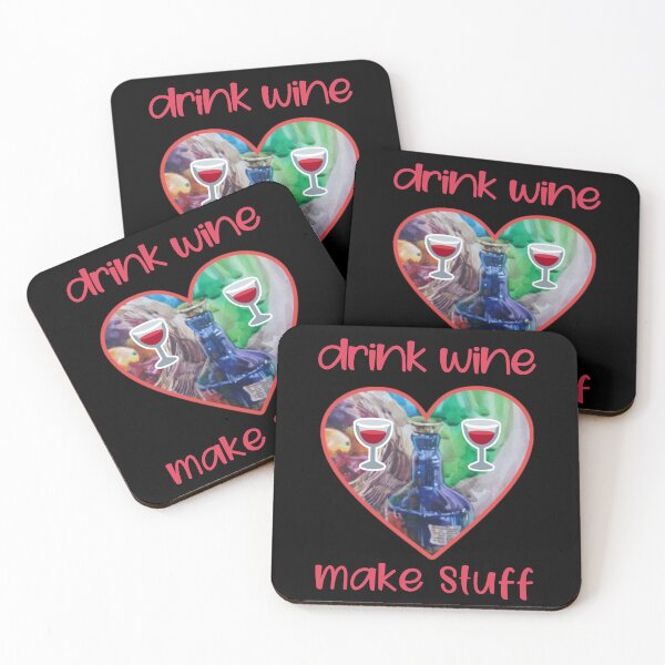 Item preview, Drink wine make stuff. designed and sold by Umiska.