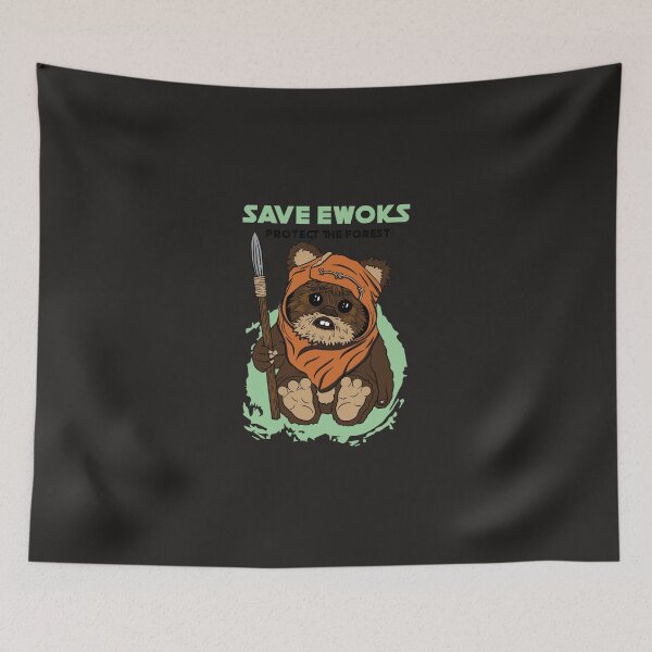 Item preview, Save Ewoks Classic T-Shirt designed and sold by JuliaWachowiak.