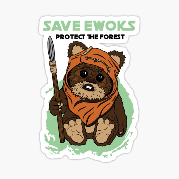Vista previa del artículo con la obra «Guardar Ewoks Camiseta clásica», diseñado y vendido por JuliaWachowiak.