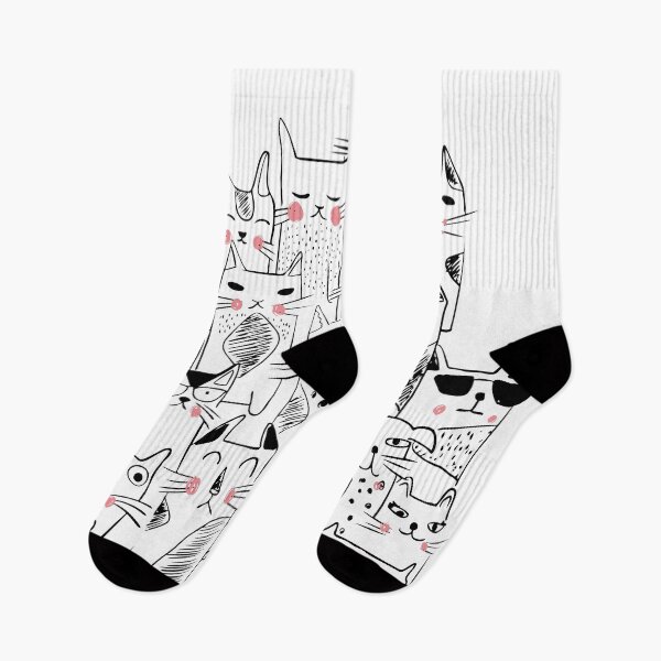 Item preview, Cute Cats Doodle designed and sold by supnups.