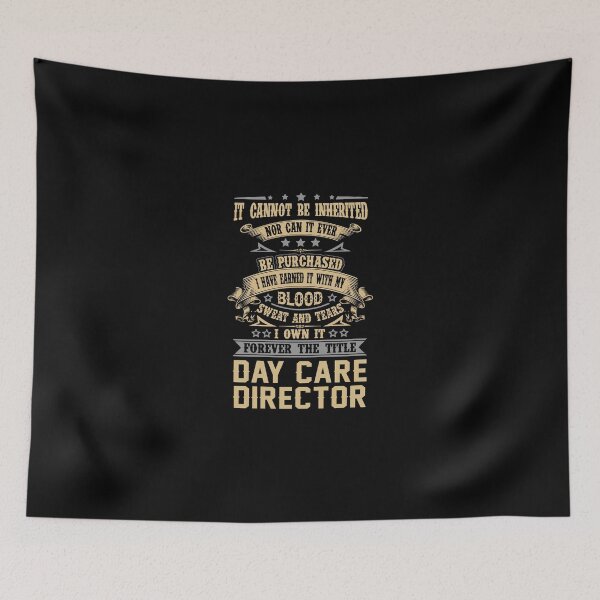 Item preview, Day Care Director T Shirt - Forever The Title Job Gift Item Tee designed and sold by celiagomez456.