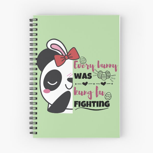 Item preview, Cute Easter Panda With Bunny Ears - Every Bunny was Kung Fu Fighting designed and sold by Reelippy.