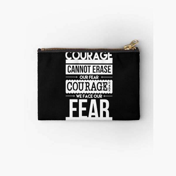 Item preview, Mens Womens Courage Is When We Face Our Fears Funny Fans designed and sold by Wilbert2315.