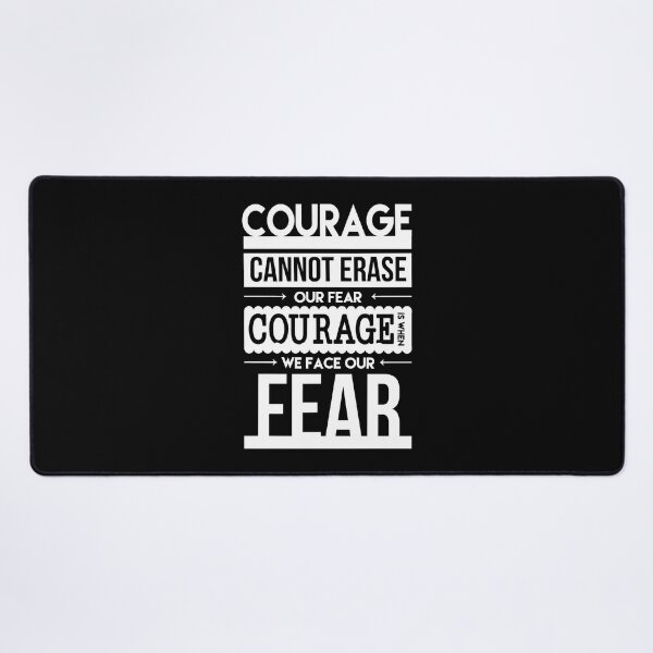 Item preview, Mens Womens Courage Is When We Face Our Fears Funny Fans designed and sold by Wilbert2315.