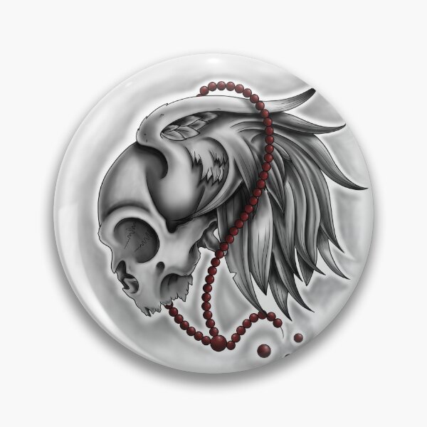Item preview, Winged skull  designed and sold by lireg903.