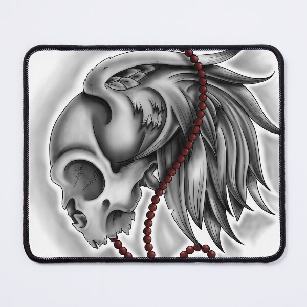 Item preview, Winged skull  designed and sold by lireg903.