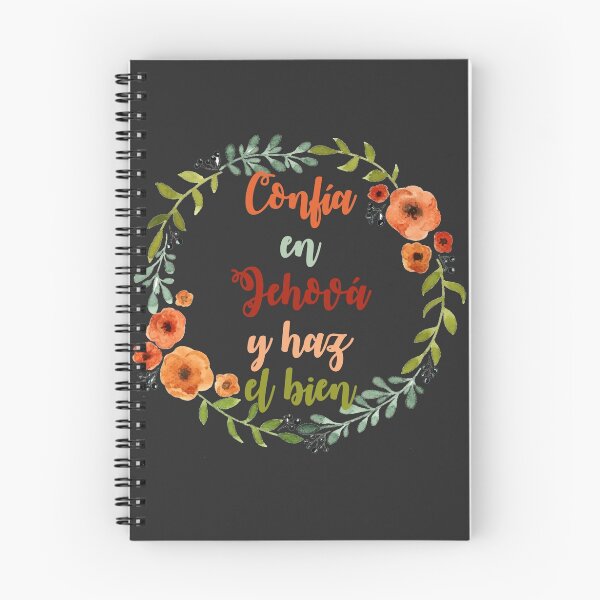 Item preview, Flower wreath with biblical phrase gray background designed and sold by regalos-co.
