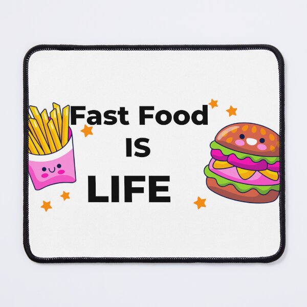 Item preview, FAST FOOD IS LIFE designed and sold by cool-things-br.
