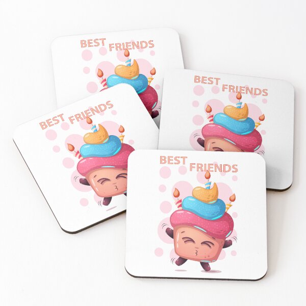 Item preview, Best Friends Cupcake Cartoon designed and sold by aventi24.