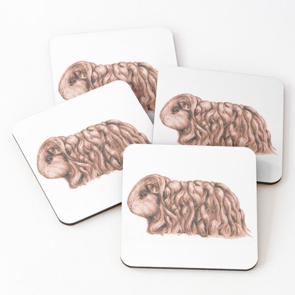 Item preview, Guinea Pig Breeds: Long Haired Texel designed and sold by ByRebeccaUK.