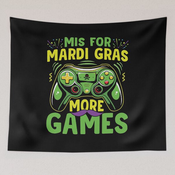 Item preview, M Is For More Games Shirt, Mardi Gras Video Game Shirt, Gaming Mardi Gras, Video Game Controller Shirt, Game Lover Shirt, Gamer Mardi Gas designed and sold by aymob.