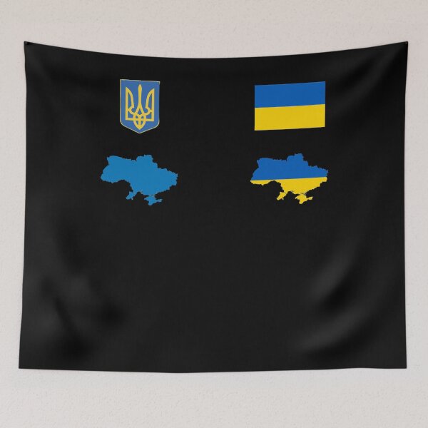 Artikelvorschau, Ukraine-Flagge Ukraine-Symbol Ukraine-Russisch entworfen und verkauft von antoniquetan.