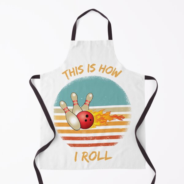 Item preview, This Is How I Roll Bowling Pun Grunge Retro Sunset designed and sold by LuckyKermit.