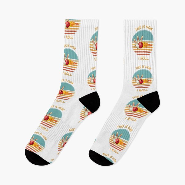 Item preview, This Is How I Roll Bowling Pun Grunge Retro Sunset designed and sold by LuckyKermit.