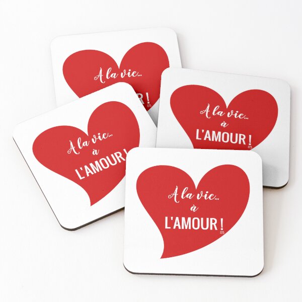 Des mots en partage (16) Dessous de verre (lot de 4)