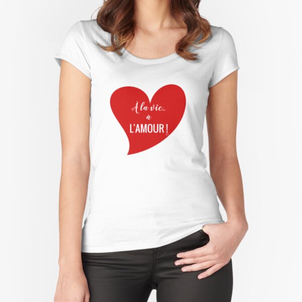 Des mots en partage (16) T-shirt échancré