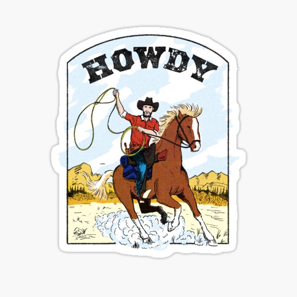 Howdy! Sticker
