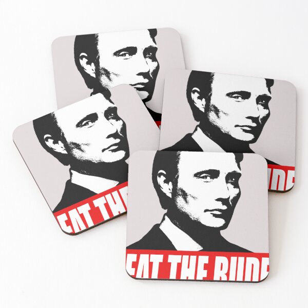 Item preview, EAT THE RUDE - Hannibal [Dark Background] Essential T-Shirt designed and sold by KaiKrug.