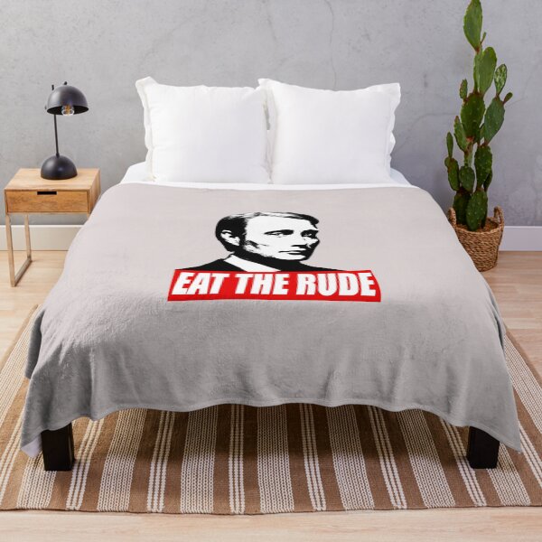 Item preview, EAT THE RUDE - Hannibal [Dark Background] Essential T-Shirt designed and sold by KaiKrug.