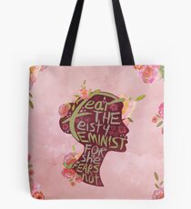 Feisty Feministin Tote Bag