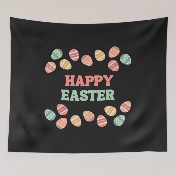 Item preview, Happy Easter Bunny Rabbit Graphic Great Design With Eggs designed and sold by Nepaz-Designs.