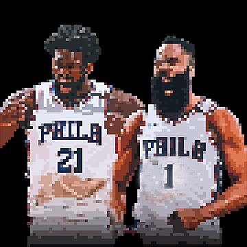 James Harden Sixers Digital Art by Bui Chinh - Pixels