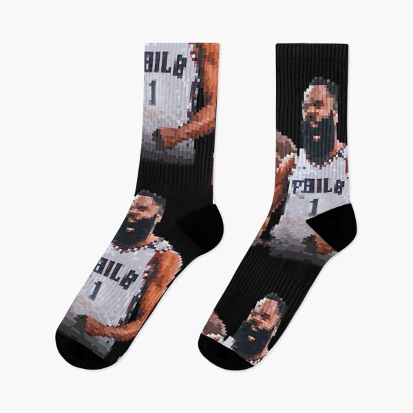 Item preview, Joel Embiid and James Harden of the Philadelphia 76ers Pixel Art designed and sold by Quadghouls.