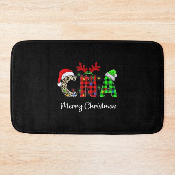 Item preview, Leopard Red Plaid Cna Nursing Santa Hat Reindeer Christmas  designed and sold by 77tara.