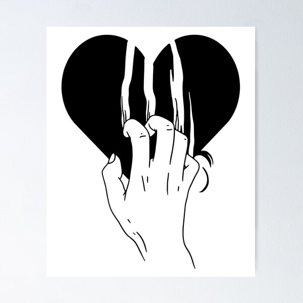 Item preview, Broken Heart designed and sold by CoupleLove.
