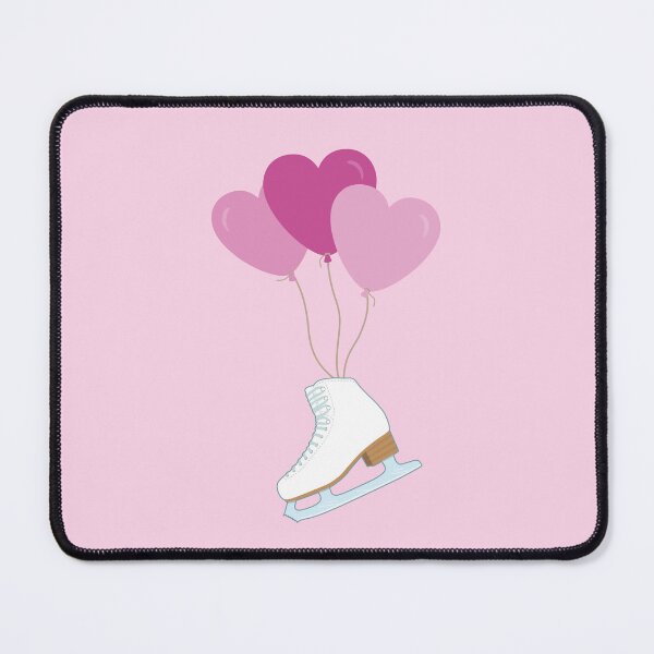 Item preview, Figure Skating Boot With Heart Balloons designed and sold by TripleTriple.
