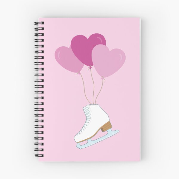 Item preview, Figure Skating Boot With Heart Balloons designed and sold by TripleTriple.