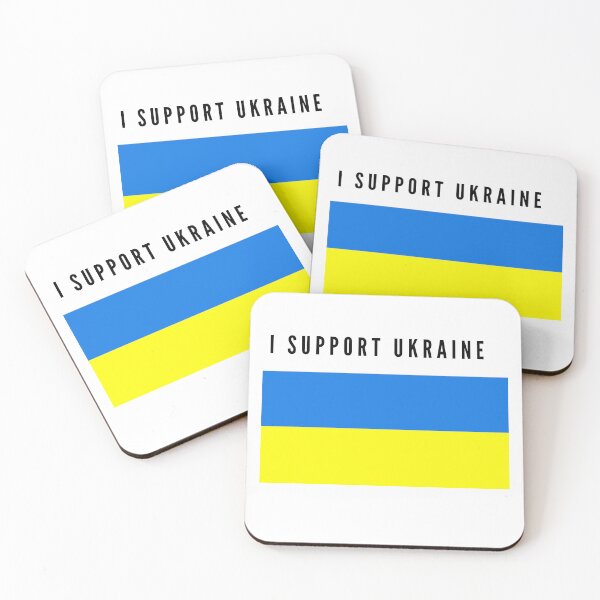 Item preview, I Support Ukraine Flag Design designed and sold by IndreB.