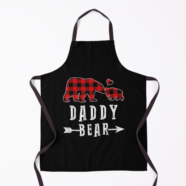 Item preview, Red Plaid Daddy Bear One Cub Matching Buffalo Pajama Xmas designed and sold by 77tara.