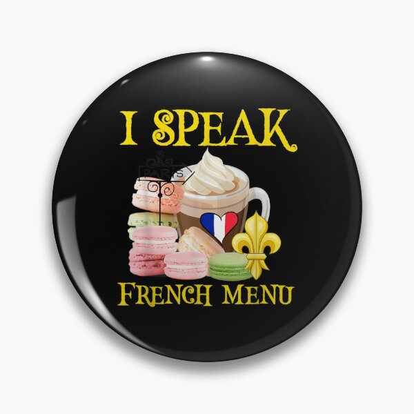 Item preview, I Speak French Menu Macaron Gift Ideas Macaron Cookie Gifts  designed and sold by 77tara.