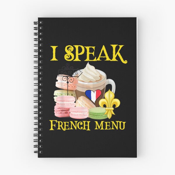 Item preview, I Speak French Menu Macaron Gift Ideas Macaron Cookie Gifts  designed and sold by 77tara.