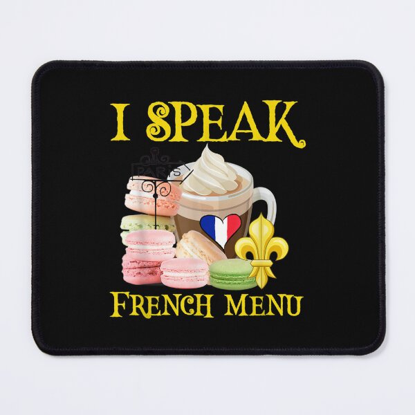 Item preview, I Speak French Menu Macaron Gift Ideas Macaron Cookie Gifts  designed and sold by 77tara.