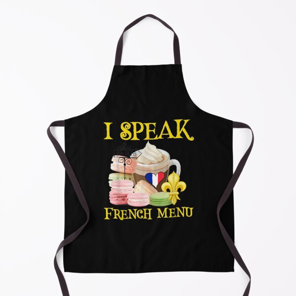 Item preview, I Speak French Menu Macaron Gift Ideas Macaron Cookie Gifts designed and sold by 77tara.