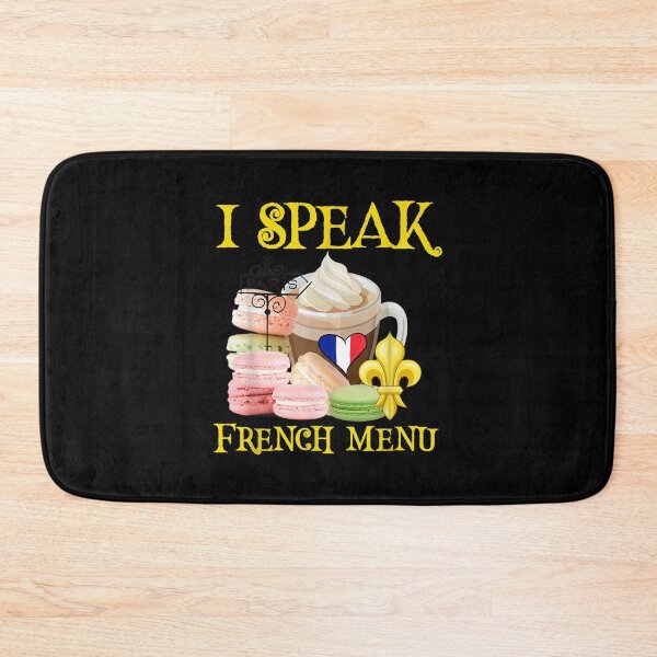 Item preview, I Speak French Menu Macaron Gift Ideas Macaron Cookie Gifts  designed and sold by 77tara.