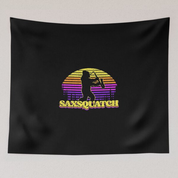 Item preview, Saxsquatch Bigfoot Saxophone Player Classic T-Shirt designed and sold by stewaales6.