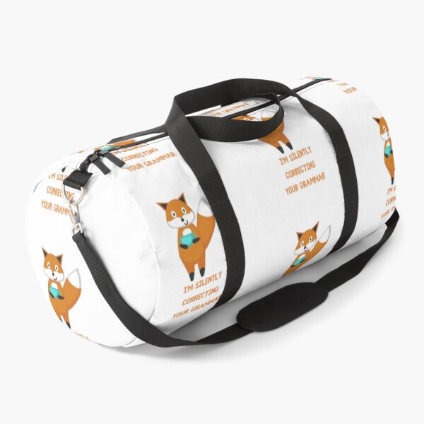 Item preview, I'm Silently Correcting Your Grammar Fox Drinking Tea designed and sold by LuckyKermit.