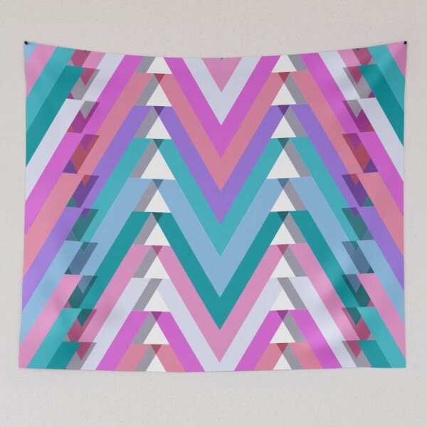 Item preview, Triangles pastel colors pattern designed and sold by cutecrazytshirt.